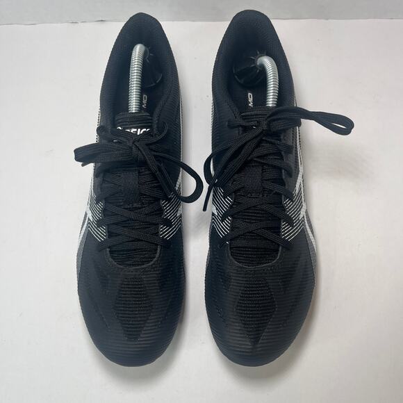 Asics Men's Hyper MD 6 Track & Field Spikes Running Shoes Black White Size 8 - Picture 3 of 11